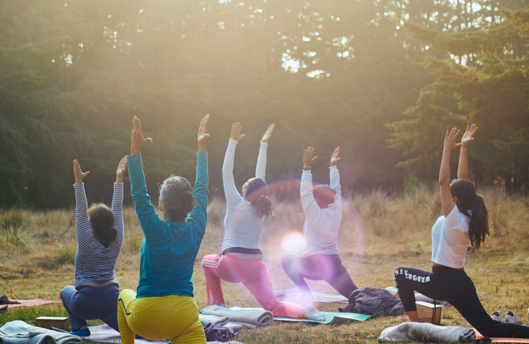 OUTDOOR YOGA AND MEDITATION