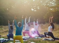 OUTDOOR YOGA AND MEDITATION